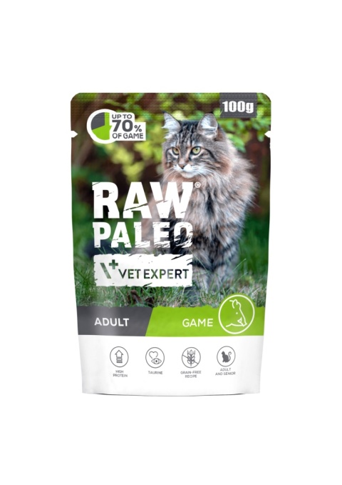 Raw Paleo Adult Cat Game 100g