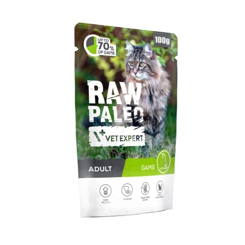 Raw Paleo Adult Cat Game 100g