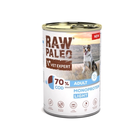Raw Paleo Dorsz Light Adult 400g