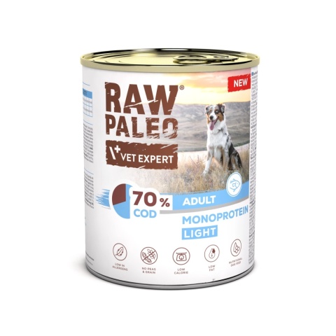 Raw Paleo Dorsz Light Adult 800g