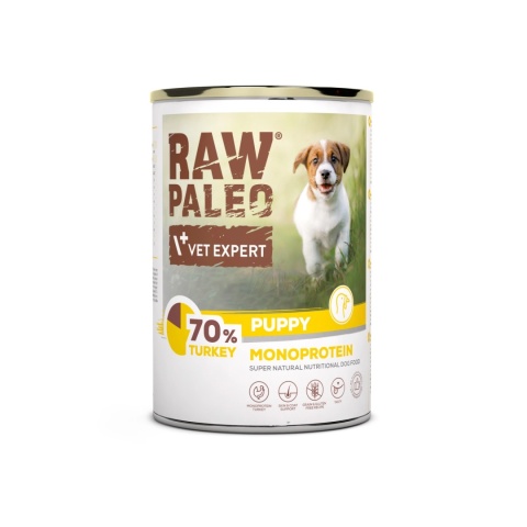 Raw Paleo Indyk Puppy 400g
