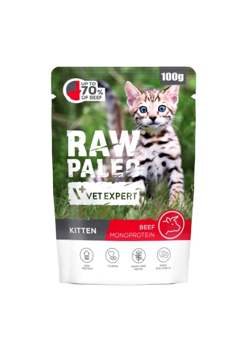 Raw Paleo Kitten Beef 100g