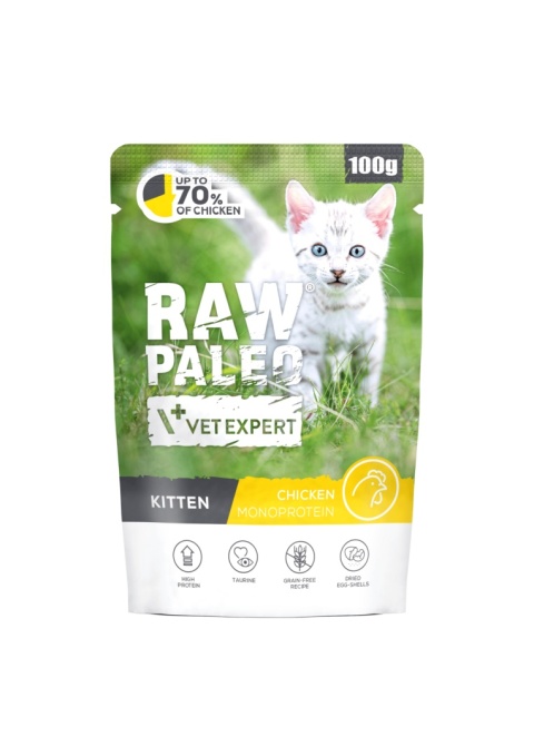 Raw Paleo Kitten Cat Chicken 100g