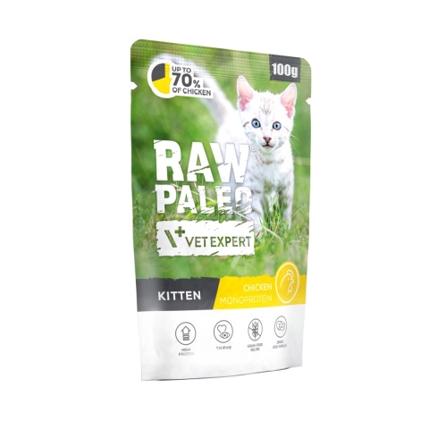 Raw Paleo Kitten Cat Chicken 100g
