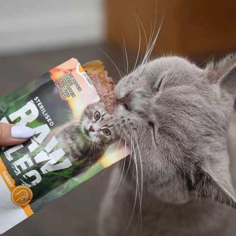 Raw Paleo Sterilised Cat Turkey 100g