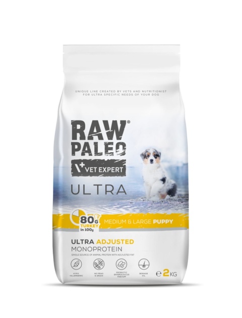 Raw Paleo Ultra Indyk Medium&Large Puppy 2kg