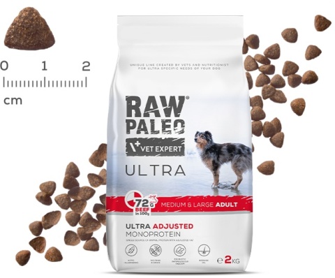 Raw Paleo Ultra Wołowina Medium&Large Adult 2kg