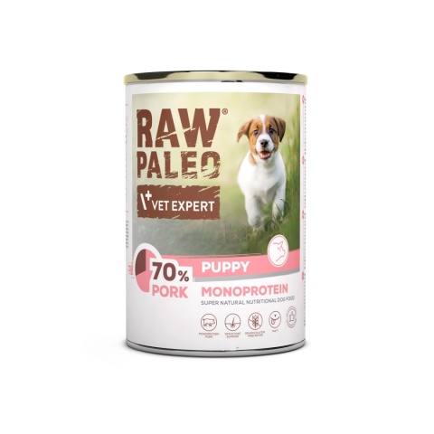 Raw Paleo Wieprzowina Puppy 400g