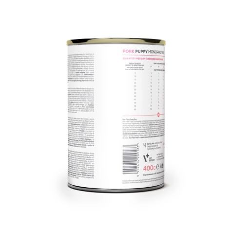 Raw Paleo Wieprzowina Puppy 400g