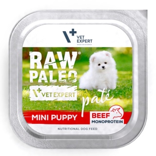 Raw Paleo Wołowina Pate Mini Puppy 150g